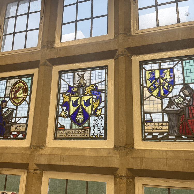 Image of The history behind our KGS Library stained glass window