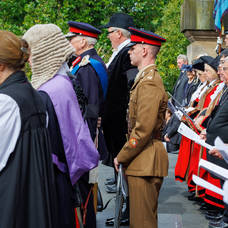 Image of Finntan's first official event, The County's Reading of the Royal Proclamation