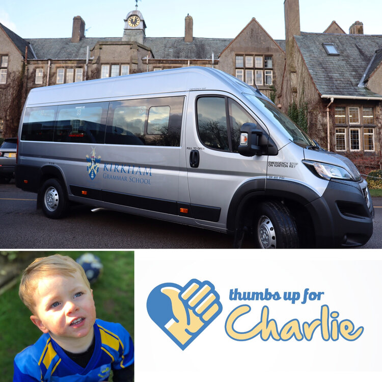 Image of KGS support 'Thumbs Up for Charlie' LEJOG Challenge
