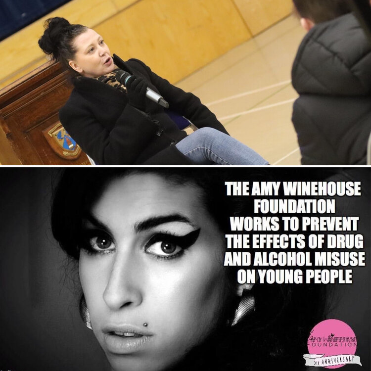 Image of Amy Winehouse Foundation visits KGS