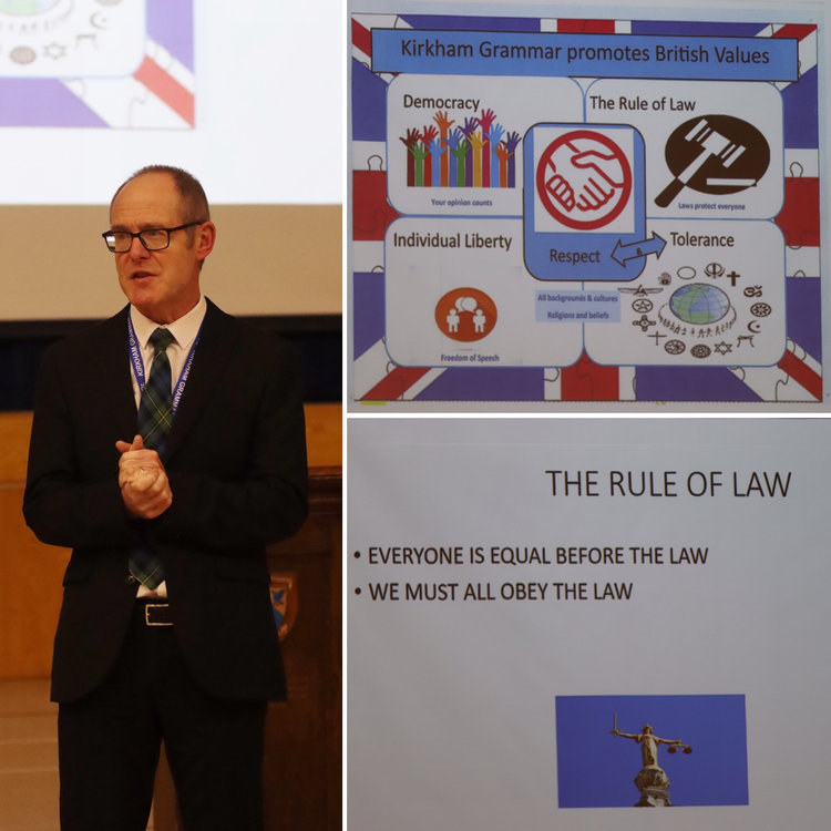 Image of KGS Pupils' 'Rule of Law' Assembly - a fundamental British Value