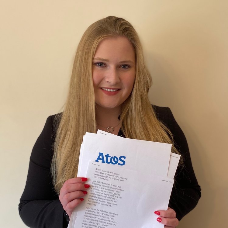 Image of Sixth Form pupil, Alice, secures Atos apprenticeship