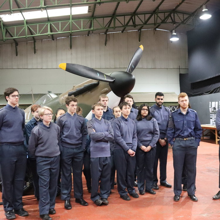 Image of RAF Cadets visit Hangar 42