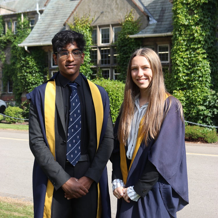 Image of KGS' 2021-22 School Captains, Aaron & Libby