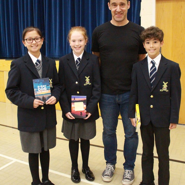 Image of Author Tom Palmer visits KGS