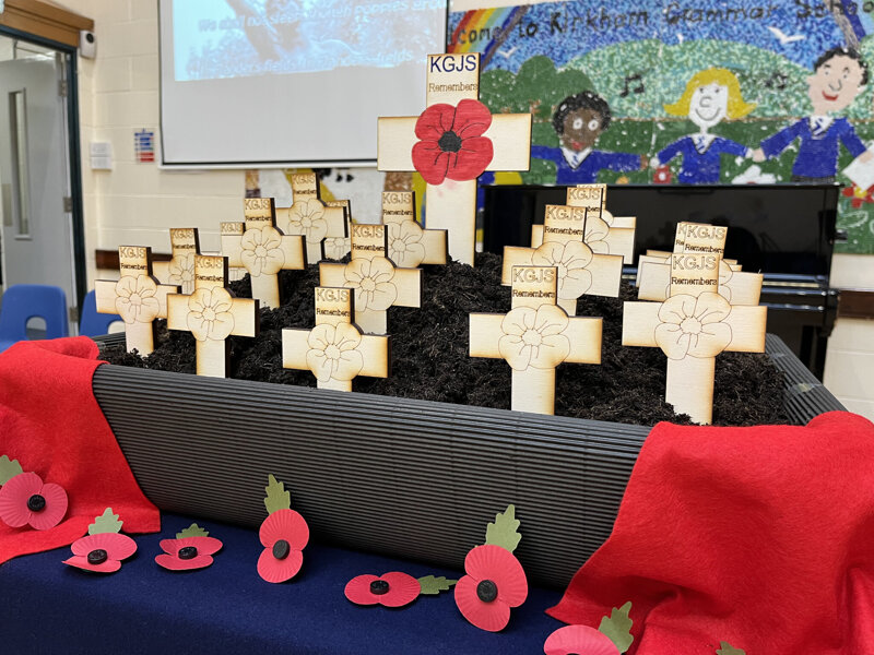 Image of Kirkham Grammar School's poignant Remembrance Services