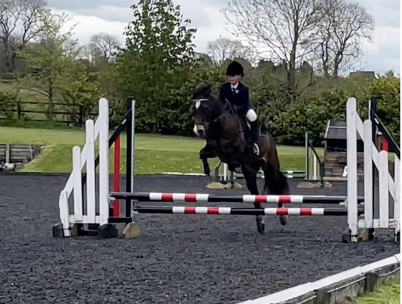 Image of First Year Pupils, Lucy and Macey, represent KGS at Equestrian Event