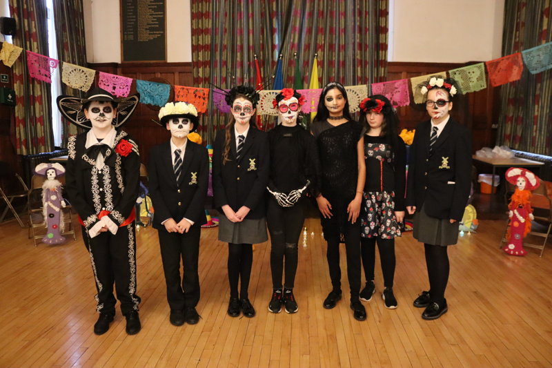 Image of KGS pupils celebrate El Día de Muertos 