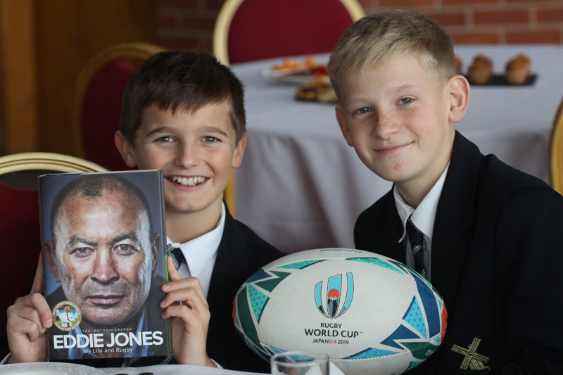 Image of First Years meet Rugby Legend, Eddie Jones