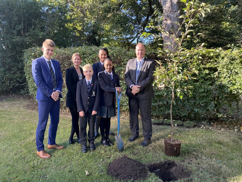 Image of Tree Planting in Memory of Queen Elizabeth II